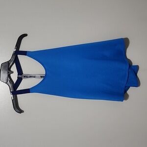 Nike Dri-Fit Racer Back Tank Just Do It Blue Women's Large